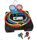 R134A A/C Diagnostic Testing Charging Manifold Gaugew/Shut Hvac Meter W/Acme