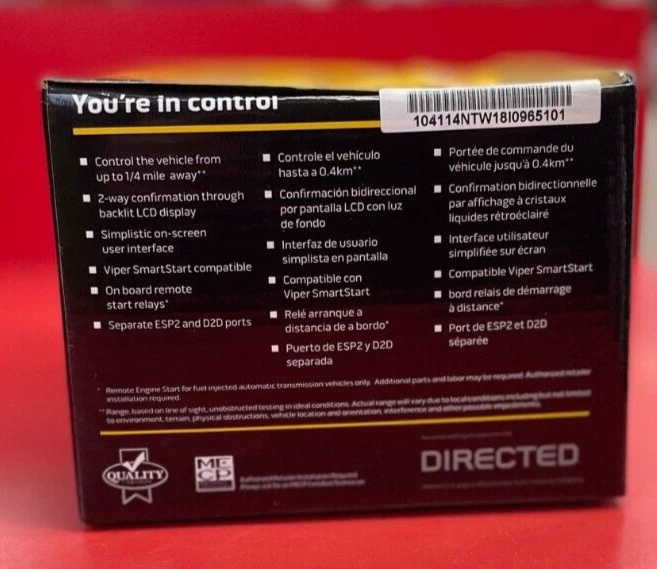 Viper 4305VD 2-Way Remote Start System with Interface Module - Image 4 of 4