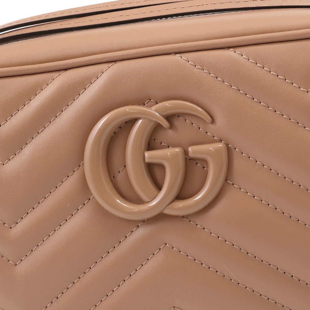 GUCCI Shoulder Bag Women GG Marmont Leather 447632 DAAAJ