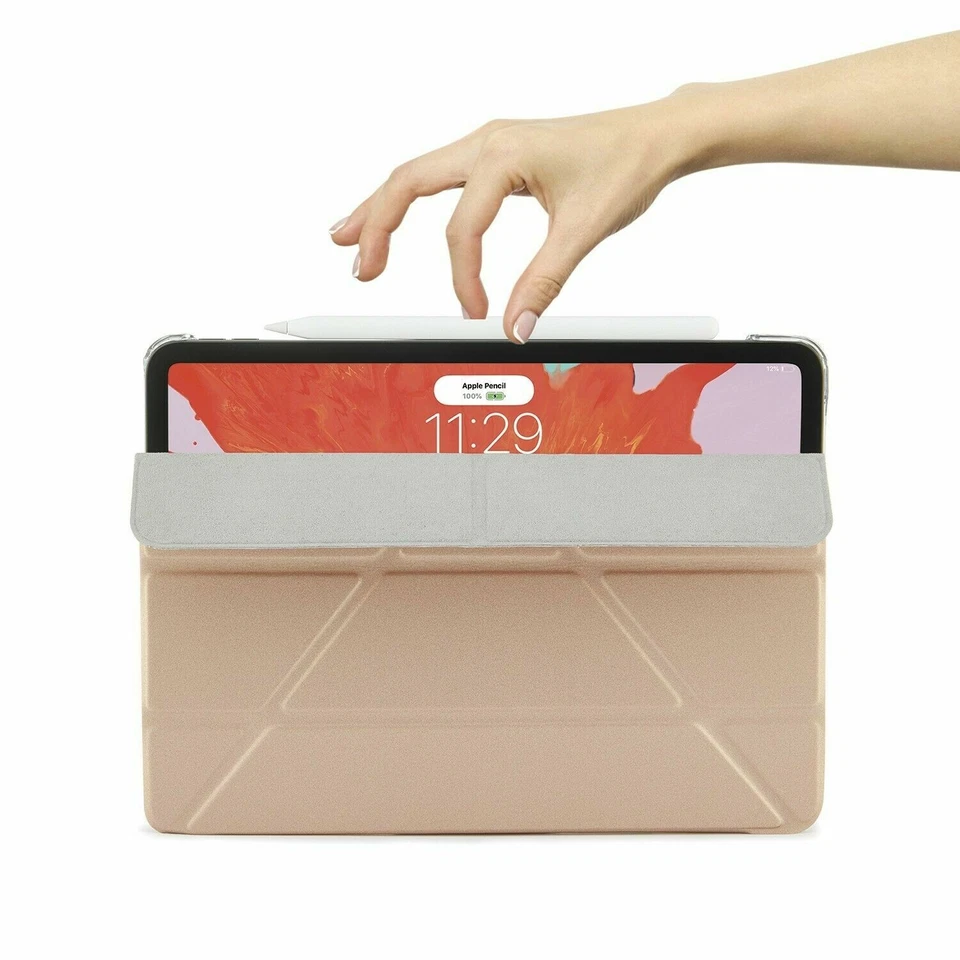 Pipetto Premium Ultra Slim Origami 5-in-1 Case for iPad Pro 11" (2018) - Gold - Image 4 of 4