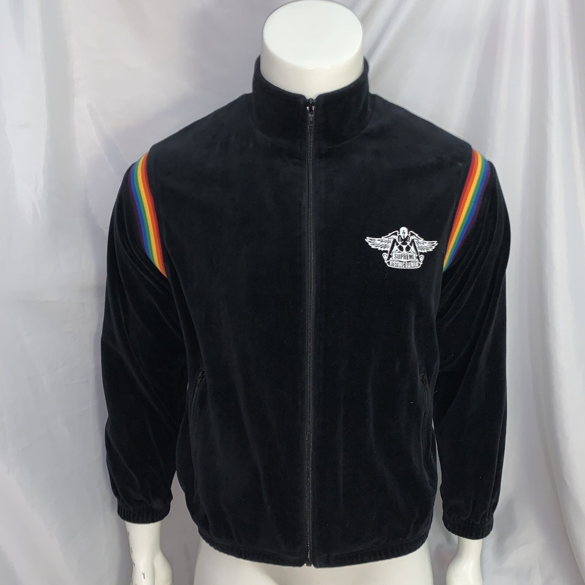 pre-love RARE auth SUPREME size M Hysteric Glamour black velour  