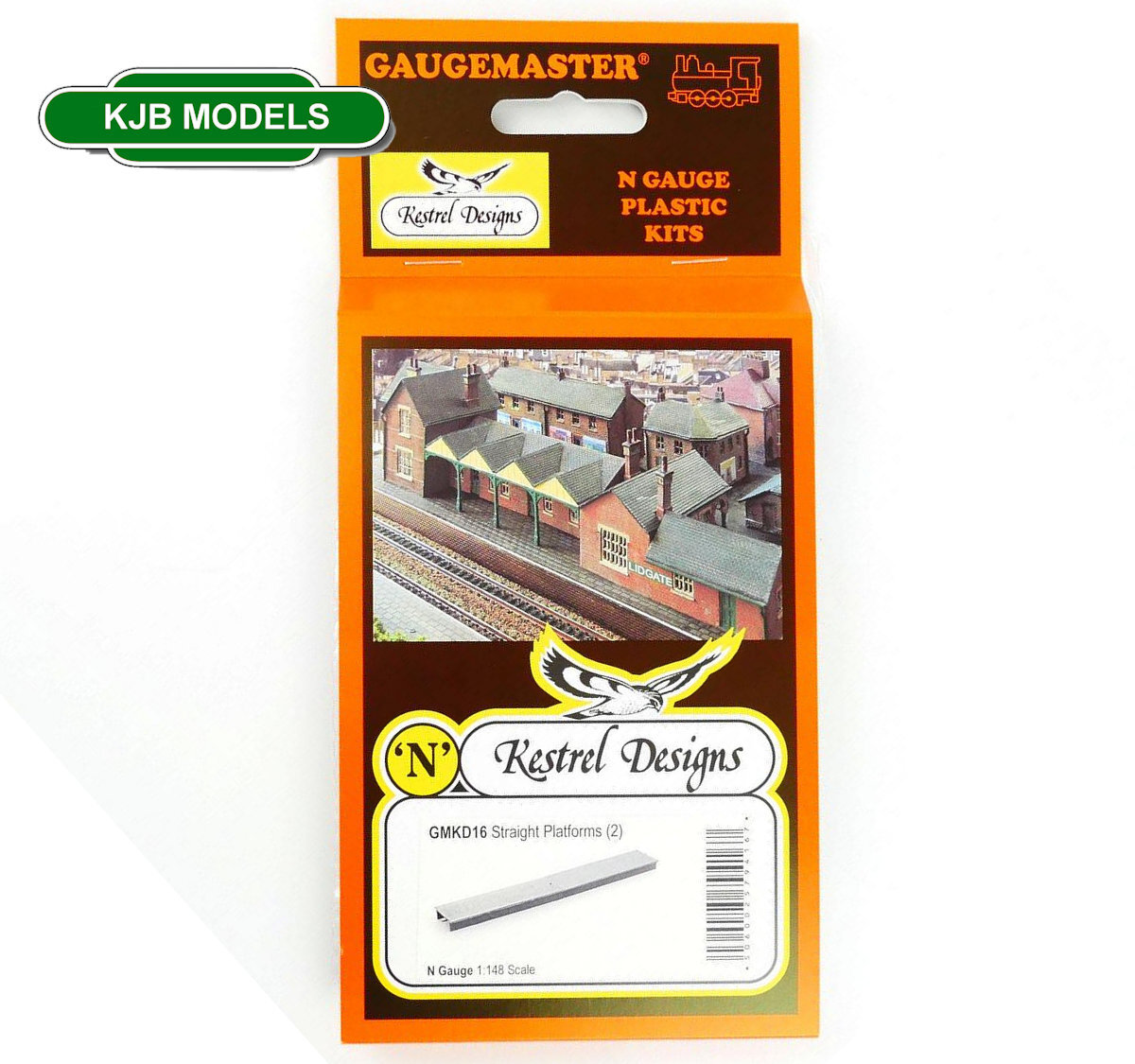 Kestrel GMKD16 Straight Platform Straights (2 pk) N Gauge Gaugemaster