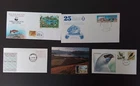 NAURU New Zealand FDC 5 phosphate birds WWF frama vending vineyard   X 61 C