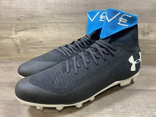 Under Armour C1N MC Football Cleats Black 3022659-001 Mens Size 13.5 - Picture 8 of 15