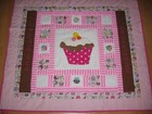 Cup Cake Patchwork Quilt handmade and professionally finished