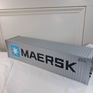 USA Trains MAERSK Intermodal Container G Gauge Scale Ribbed Side plastic train
