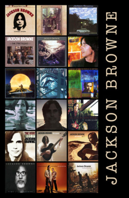 JACKSON BROWNE album discography magnet (4.5