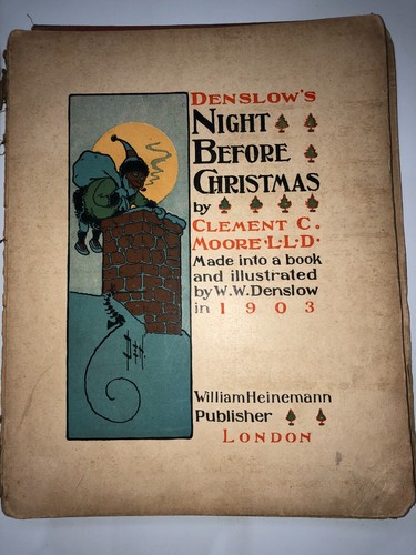 VERYRARE 1903 Denslow’s Twas The Night Before Christmas Wizard Of Oz Illustrator - Picture 4 of 13