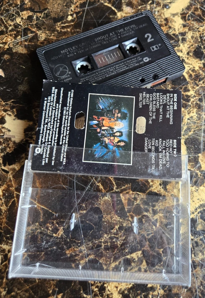 Motley Crue Shout At The Devil original 1983 canadian cassette - Image 4 of 4