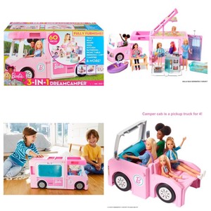 barbie truck and boat