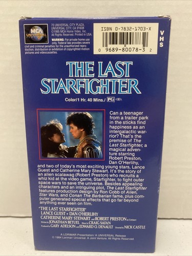 The Last Starfighter (VHS, 1997) - Picture 3 of 6