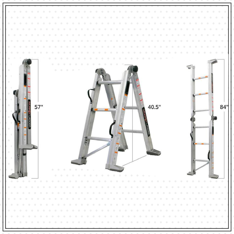 Murphy Foldable Aluminum Step Ladder for sale online eBay