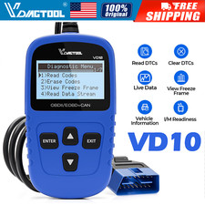 Obd2 Scanner Car Diagnostic Tool Obd2 Code Reader Engine Dtc Lookup Clear Error