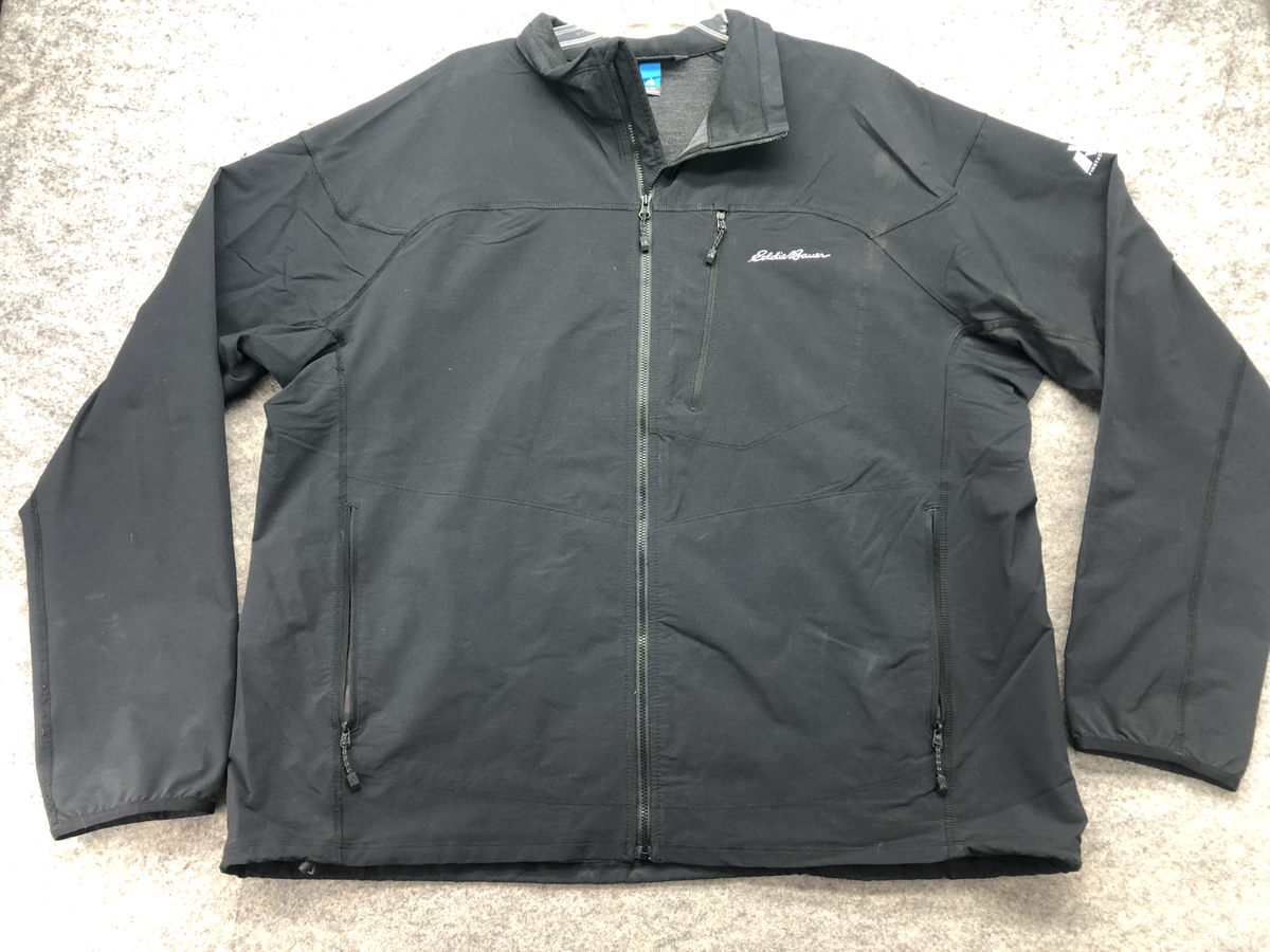 Eddie Bauer ジャケット Eddie Bauer Jacket Sz 2XL First Ascent Black Full Zip Water