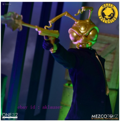 Mezco Toyz 1/12 Gomez Golden Head Luxury Edition Action Figure Toy Model