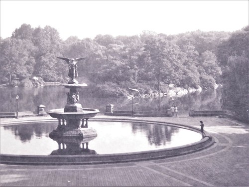 David A Hanson "Bethesda Fountain in Central Park, New York City, Hudson River" - Bild 4 von 6