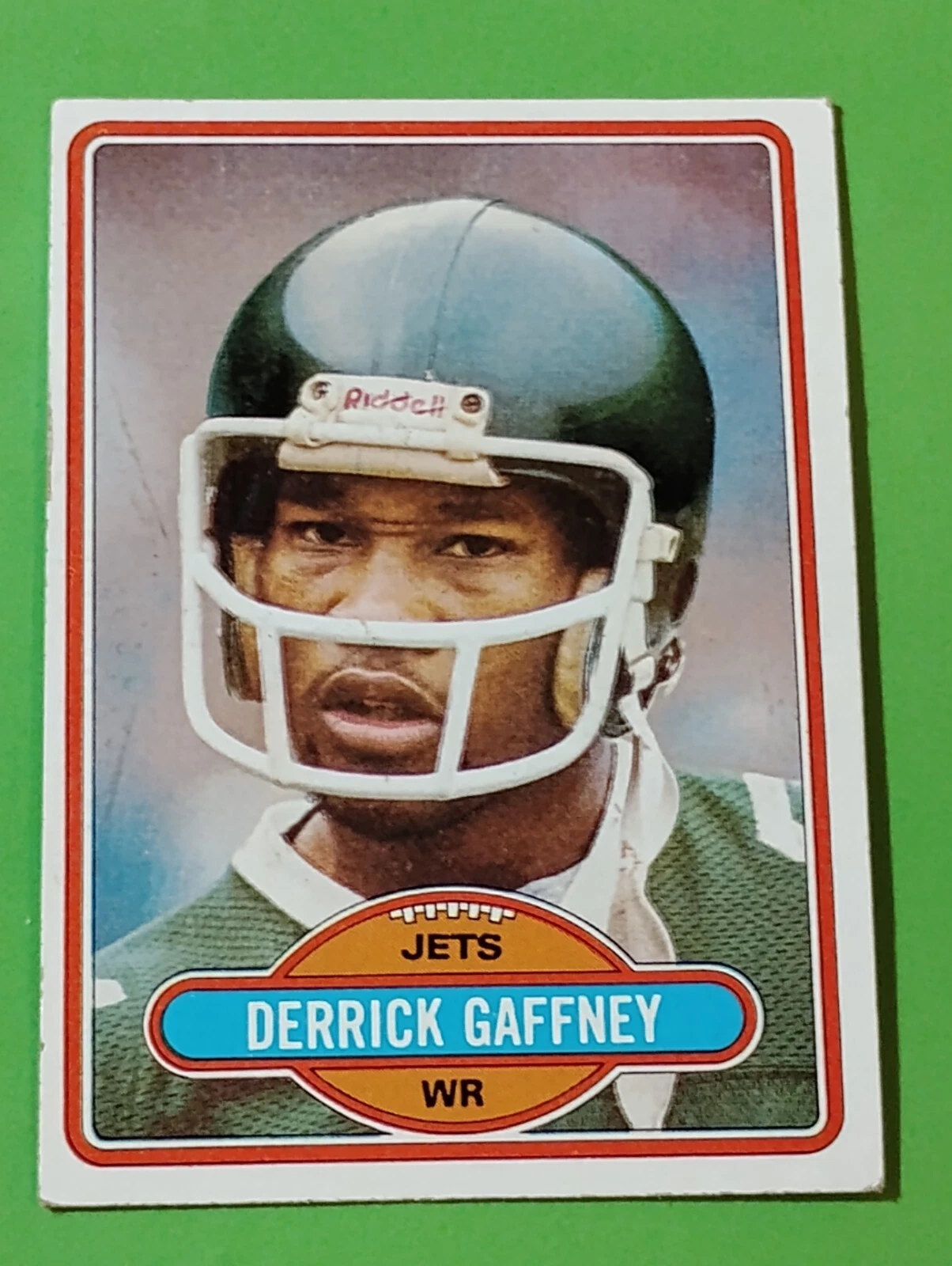 Derrick Gaffney trading card