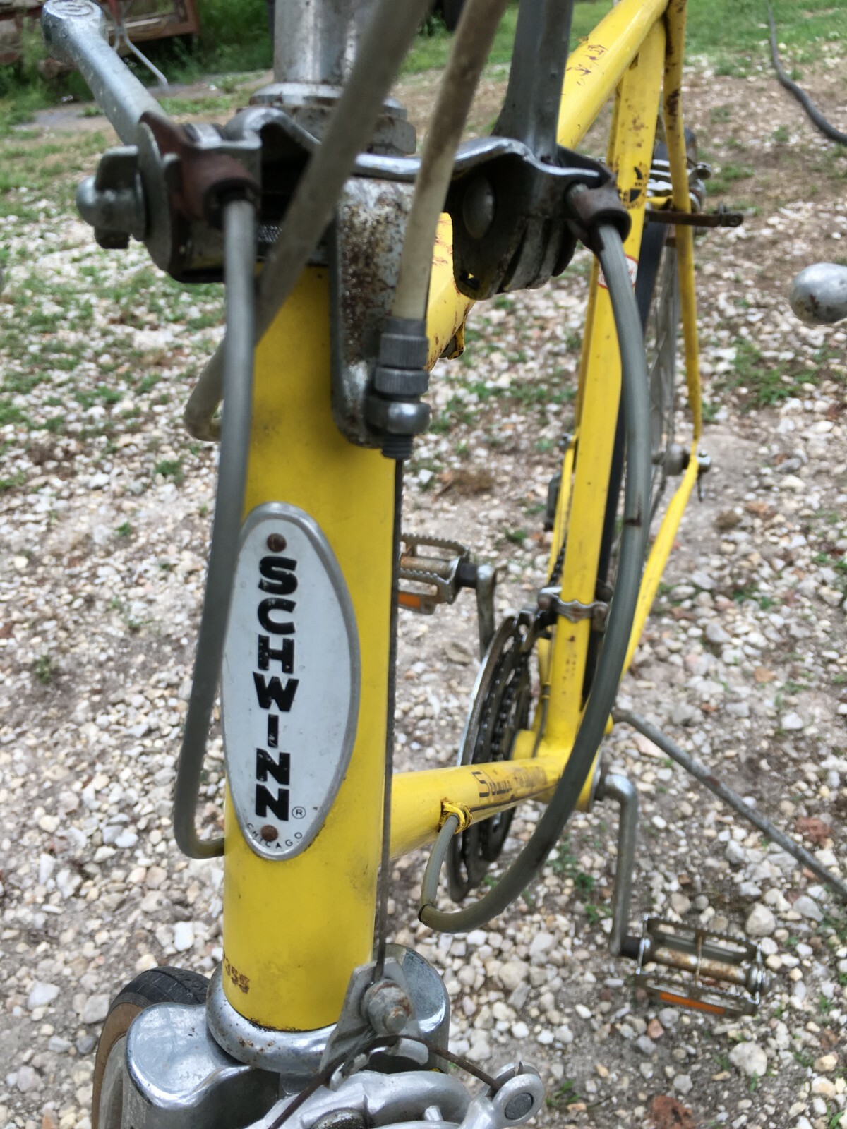 Schwinn Continental 10 speed Boys  road racing touring bike Yellow 22in