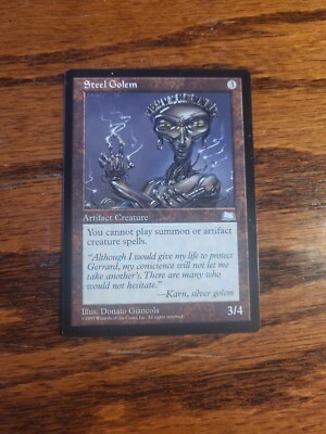 Steel Golem Weatherlight MTG (3 available) 