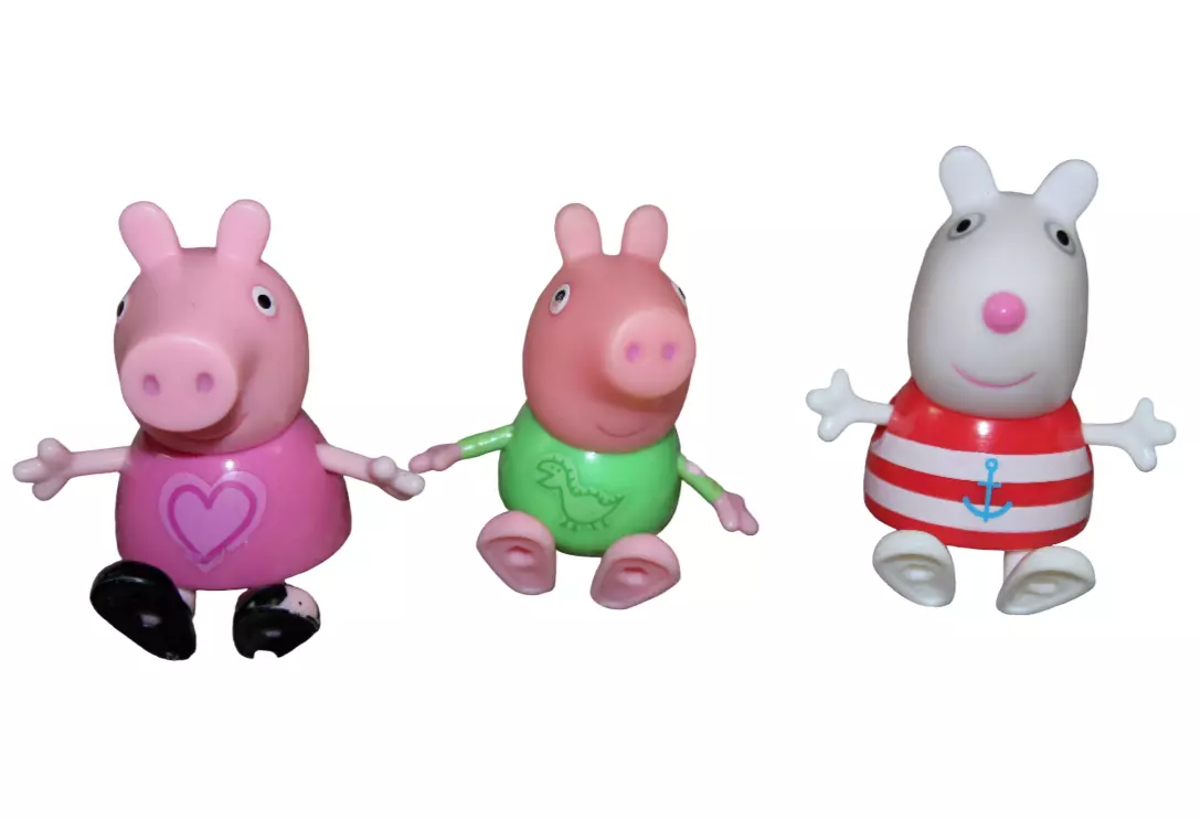 Casa Peppa Pig Incluindo Peppa Suzy And George - Miami Outlet Importados