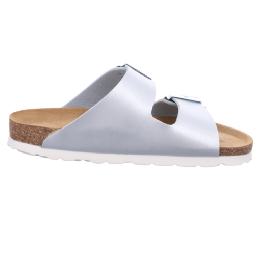 Rohde Alba 5653 Damen Hausschuhe Sandale Pantolette Sandalette Kork Metallic - Picture 4 of 6