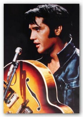 Elvis Presley - The King of Rock 'n' Roll 24''x36'' Art Print Poster