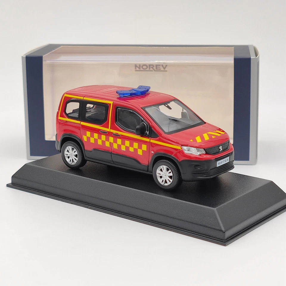 1/43 Norev Peugeot Rifter Secours MedicalDiecast Models Car Christmas Gift Red - Image 2 of 4