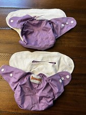 Bububibi Lavender Purple diaper covers SET OF 2