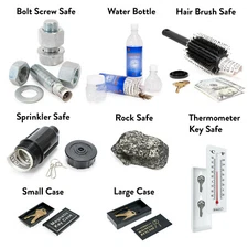 WYZworks Hide a Key Diversion Odorless Stash Lock Safe Box Compartment Outdoor