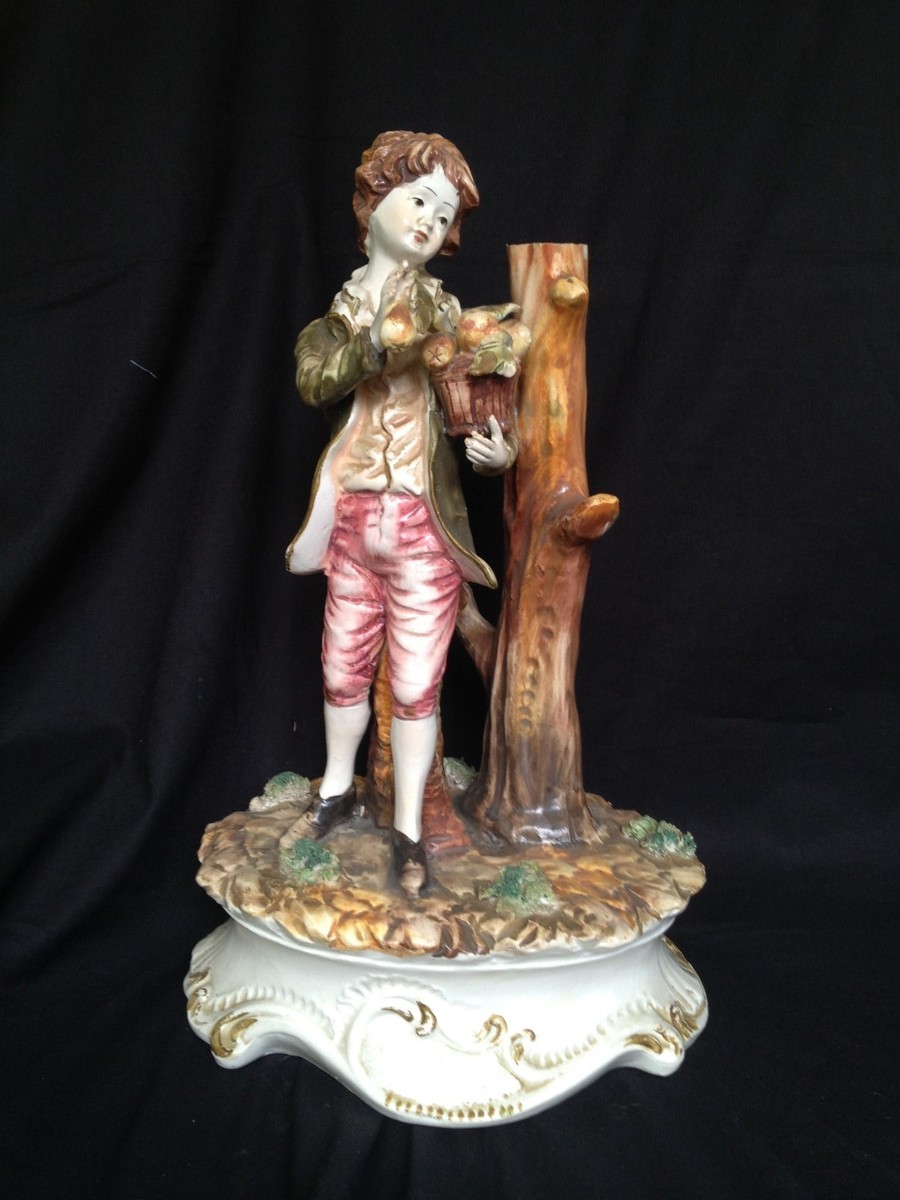 capodimonteカポディモンテ　Bedin『春の訪れ』イタリア　高29cm CAPODIMONTE カポディモンテ 陶花の通販 by 即購入歓迎⚠️ｺﾒﾝﾄ