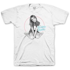 Men's Britney Spears Classic Circle Slim Fit T-shirt Large White