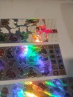 Stickers Autocollants Hologram Plastic Sticker Lot Happy — photo 5
