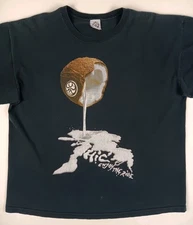 Hawaiian Island Creations Coconut Water XLarge Black Short Sleeve Beach 