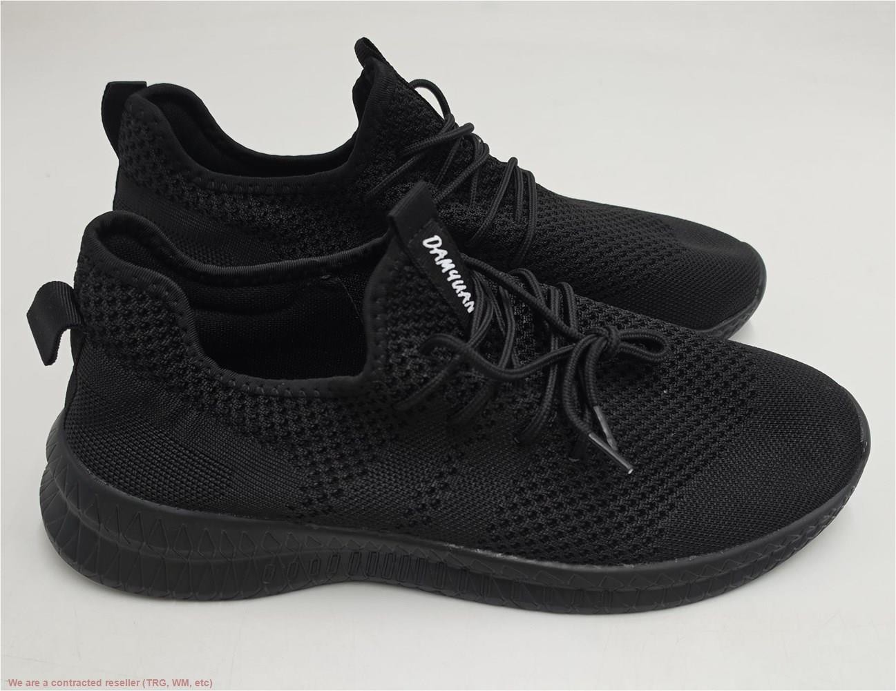 Damyuan Mens Lightweight Running Shoes Sneakers Black SIZE 11 *SEE DEAL!!!*