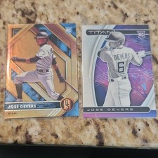 Panini Jose Devers Miami Rookie Gold Standard Titan MLB Card Lot 2 2021