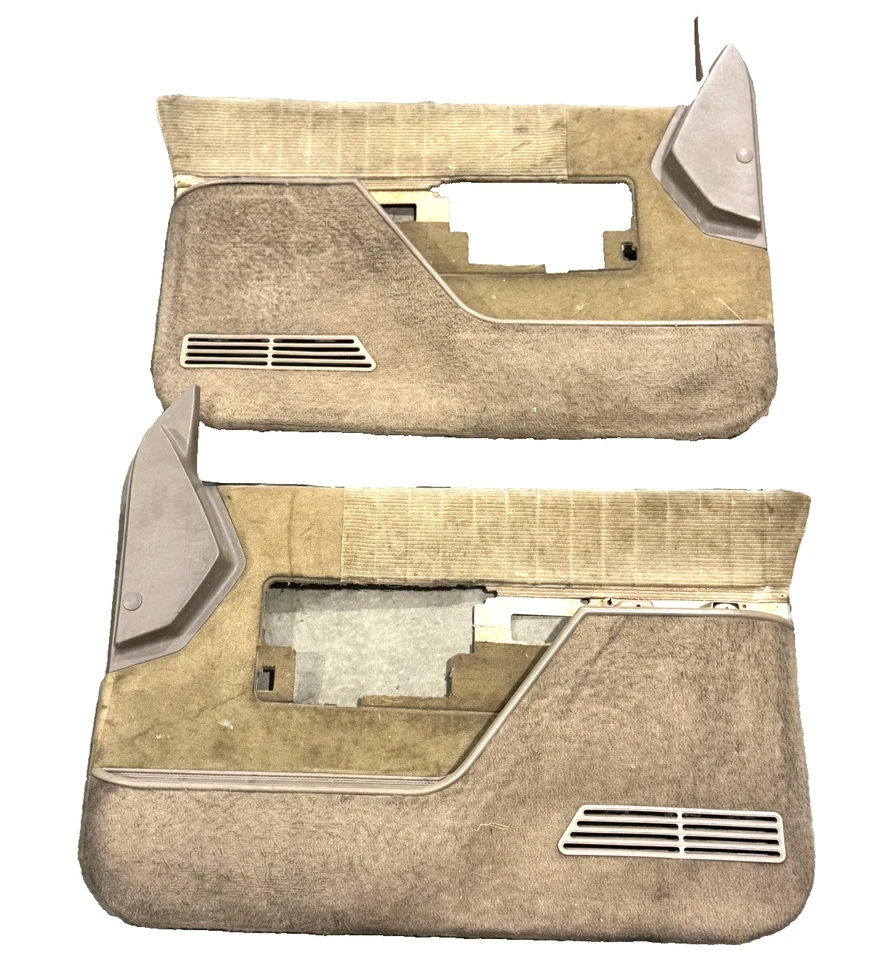 1988-1994 GMC / CHEVY C / K 2500 3500 SUBURBAN BROWN FRONT DOOR PANEL POWER SET Foto 2 de 4