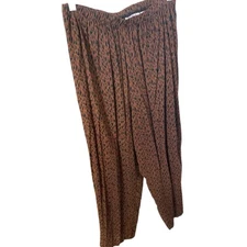 CST Sport Pants Womens leopard print Elastic Waist Pull On Size 3XP NWT