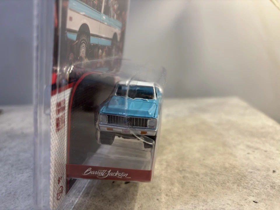 Chevrolet K10 1972 camioneta pickup Greenlight Barrett-Jackson 4x4 diecast 1:64 Foto 4 de 4
