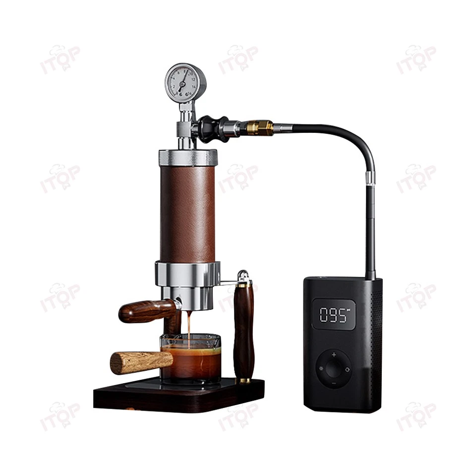 Pneumatic Coffee Machine Hand Espresso Maker 51mm Portafilter Camping Coffee - Image 3 of 4