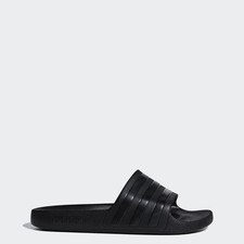 ADIDAS Adilette Aqua Slides Mens Womens Triple Core Black F35550
