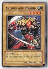 Yugioh - X-Saber Anu Piranha 5DS2-EN004 1st Edition - 5D's Starter Deck 2009