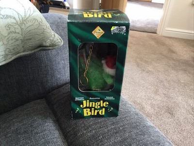 Vintage Premier Weihnachten Nikolausmütze Jingle Vogel beweglich, singend Sound aktiviert