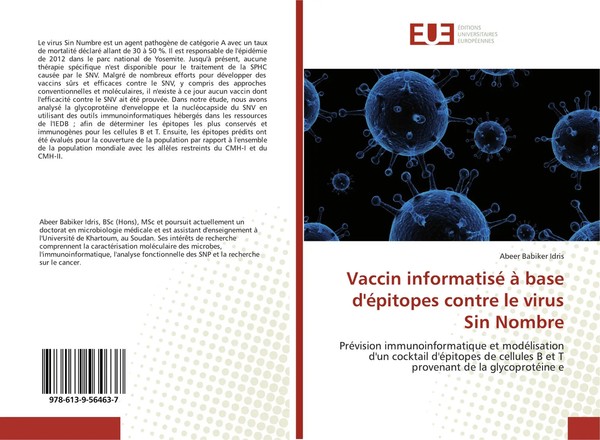Abeer Babiker Idris | Vaccin Informatisé à Base D'éPitopes Contre Le Virus...-image