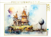 "Calvendo Puzzle A Motif From The Calendar \"Curious Houses\" | 2000 Pieces, Finish"