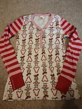 Women's Small Hanna Andersson The Grinch Cindy Lou Who Cotton Pajama Top