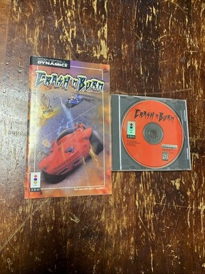 Crash  n Burn CD Video Game - 3DO (1993) With Manual