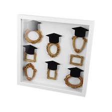  1 Set Museum Silhouette Box Kit - DIY Mini Shadow Box Graduation Shadow Frame -