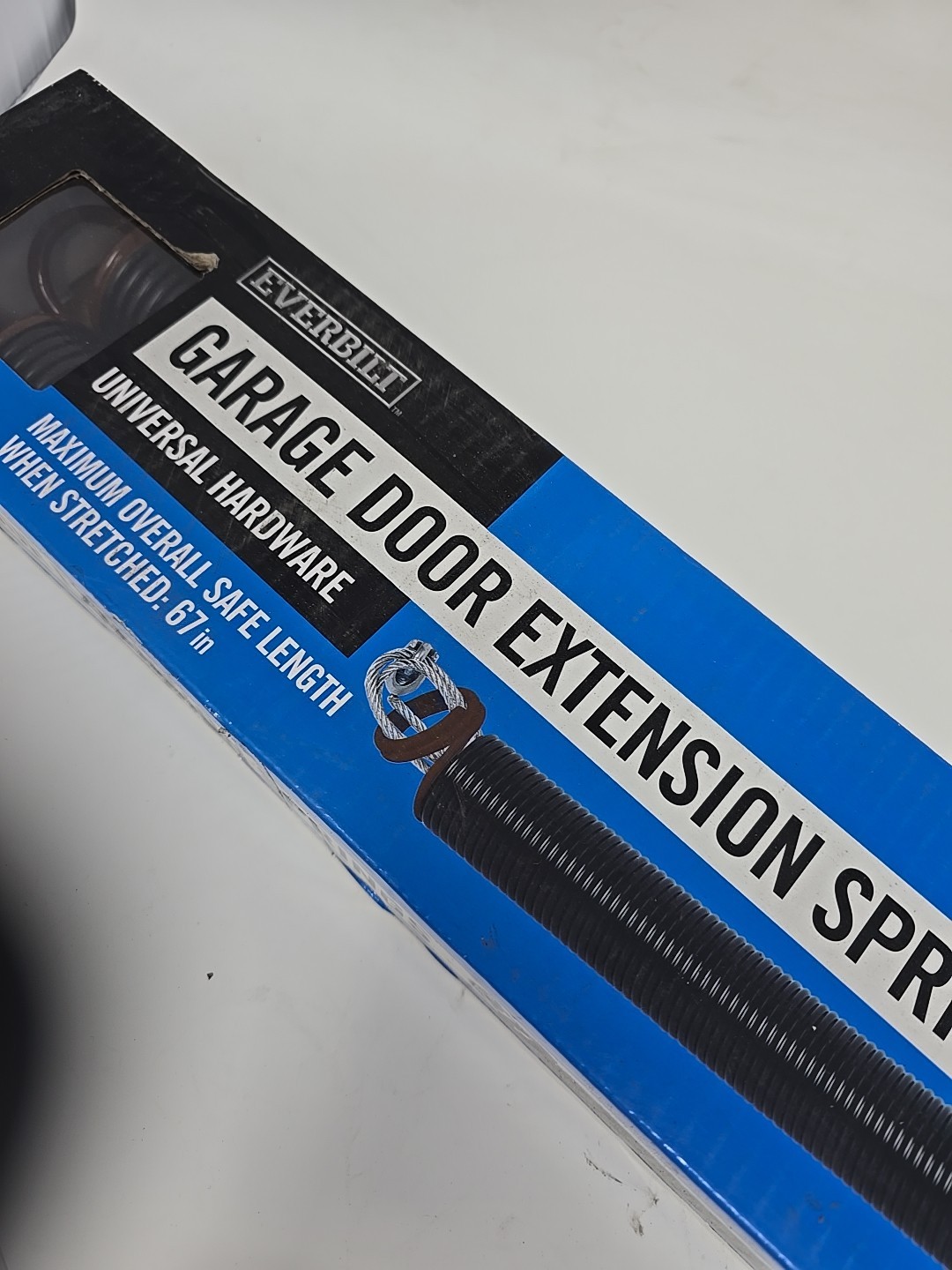 Everbilt 160lbs Garage Door Extension Springs (2) Universal Hardware 708 625