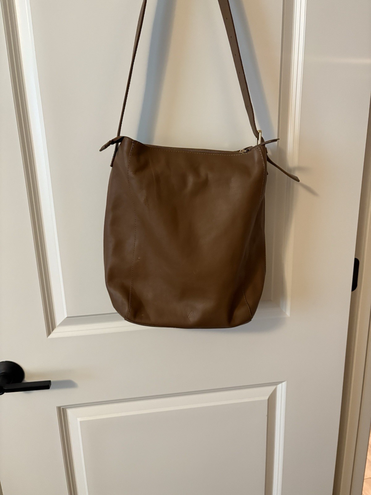 ABLE Work Tote Lined, Soft Leather, Two Exterior … - image 2