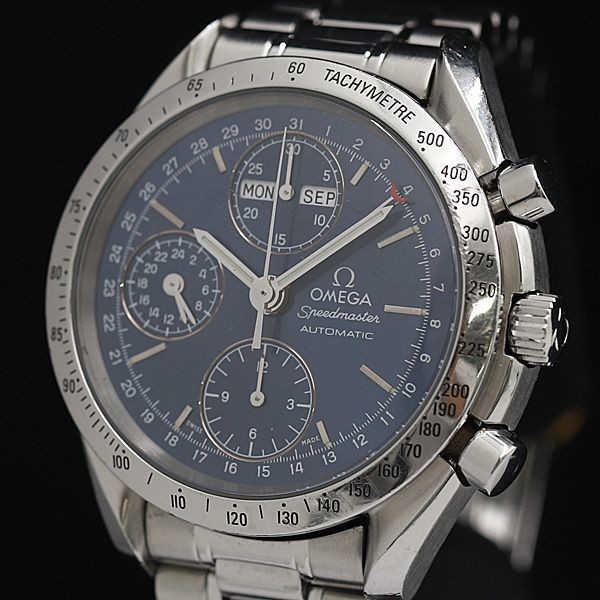 Chronograph Men's Automatic Calendar SPEEDMASTER OMEGA 3521.80 Watch Triple - vintagewatches.pk